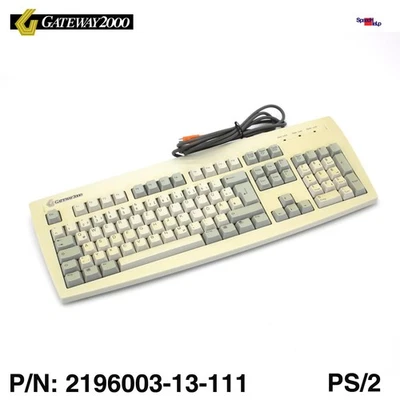GATEWAY 2000 2196003-13-111 PS/2 Keyboard Deutsch DE QWERTZ Computer 7 - Image 1 of 4