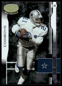 2003 Leaf Certified Materials #137 Deion Sanders Dallas Cowboys NM+ - Picture 1 of 2