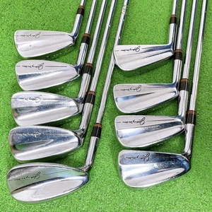Mizuno Johnny Miller Muscle Back Iron Set 9pcs 3-S Steel Flex R Left-Handed - Picture 1 of 17