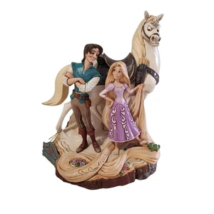 Jim Shore Disney Traditions "Live Your Dream" Rapunzel with Flynn and Maximus - Picture 1 of 8