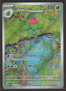 Ivysaur 167/165 Scarlet & Violet 151 Illustration Rare Holo Pokemon Karte Englisch - Bild 1 von 2