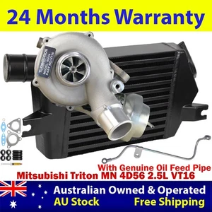Billet Turbo+Intercooler+Genuine Oil Feed Pipe For Mitsubishi Triton MN 2.5L - Bild 1 von 11