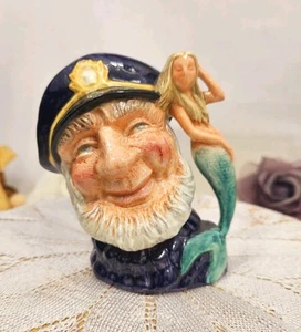 Vintage Royal Doulton 'Old Salt' Small Character Jug - Bild 1 von 10