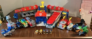 Paw Patrol Big Truck Pups Truck Stop HQ Spielset Fahrzeug & Actionfigur Lot Set - Bild 1 von 24