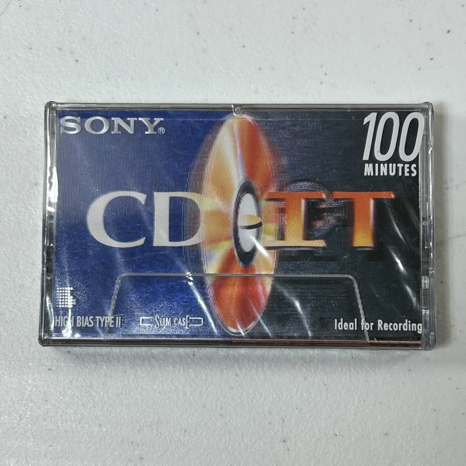 Cinta de casete en blanco Sony CD-IT alto sesgo tipo II 100 minutos Foto 1 de 2