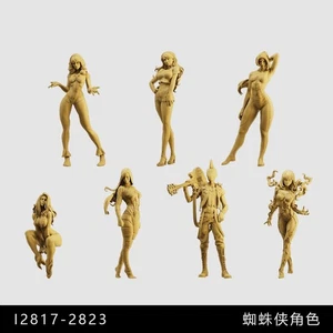 1/64 1/43 1/35 Spider Boy Gwen Girl Scene Props Miniatures Figures Doll Model - Picture 1 of 20