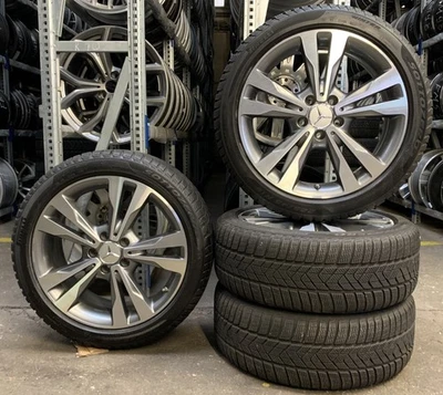 4x Original Mercedes-Benz Winterräder 225/45 R18 95H - für C-Klasse W205 S205 21 - Bild 1 von 4