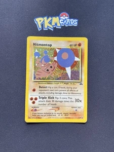 Juego de cartas coleccionables Pokémon Hitmontop Neo Discovery 3/75 holograma raro HP. - Imagen 1 de 4