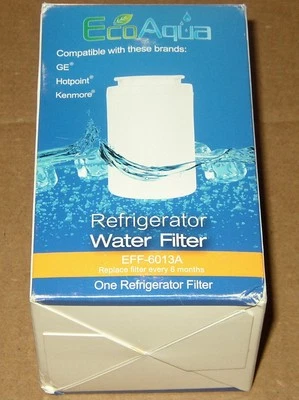 EcoAqua Refrigerator Water Filter GE Hotpoint Kenmore MWF GWF GWFA HWFA **NEW** - Image 1 of 4