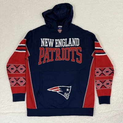 Suéter con Capucha Tejido Navidad New England Patriots XL NFL Ropa 1960 Foto 1 de 4