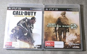 PS3 Call Of Duty Game Bundle Sony Playstation Advanced Warfare Modern Warefare 2 - Picture 1 of 6