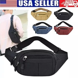 Bauchtasche Gürteltasche Herren Damen Schulter Hüftgurt Bauch Sport Reise Wasserdicht - Bild 1 von 5
