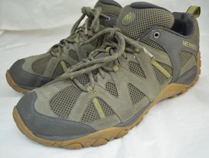 Womens MERRELL Deverta Low Hiking Boots Green Size 12 - Picture 1 of 11