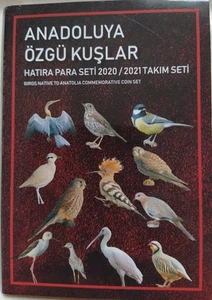 Turkey coins, Anatolian Bird 24pcs , 2020-2021 folder. - Picture 1 of 3
