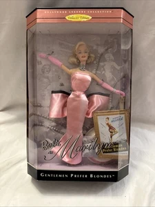 Vintage 1997 Barbie als Marilyn Monroe in Gentlemen Prefer Blondes Puppe Mattel #17451 - Bild 1 von 18