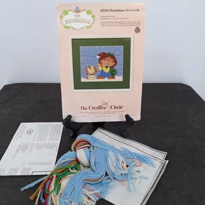 The Bumpkins Needlepoint Kit CHRISTMAS SERENADE 2516 COMPLETE BUT NO PACKAGE  - Picture 1 of 11
