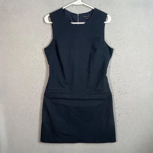 Theory Womens Sleeveless Navy Blue Sheath Dress Size 10 - Picture 1 of 8
