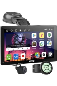 ATOTO P9 AI Voice Support, 4G LTE WiFi Android Digital Media Receivers, 4G+32... - Picture 1 of 7