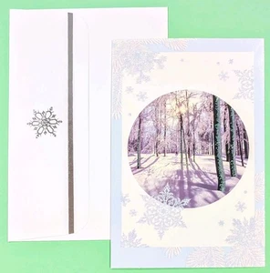 NUEVA Tarjeta de Navidad American Greetings Holiday MAY YOU FIND JOY IN 5.5" x 8.5" - Imagen 1 de 5