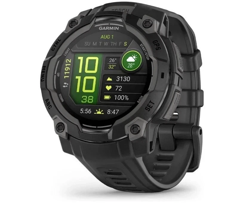 Garmin Instinct 3 AMOLED Smartwatch 45mm Schwarz GPS Fitness Uhr Neu OVP - Bild 1 von 1