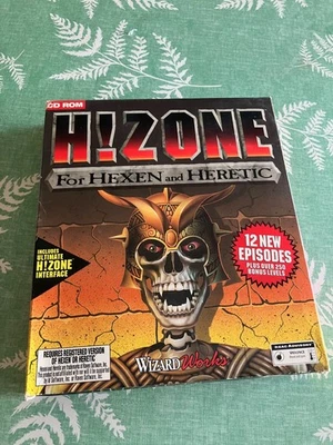 HZONE for Hexen and Heretic, Magic &Mayhem for Heretic (PC, 1996) COMPLETE CIB - Image 1 of 4