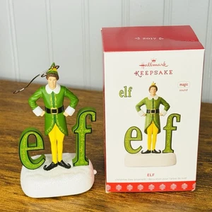 Hallmark Andenken Kumpel die Elfe magischer Klang sprechender Weihnachtsschmuck gebraucht, in einwandfreiem Zustand - Bild 1 von 9