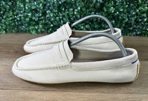 Mocassino da guida Rothy's The Driver slip on piatto sesamo neutro marrone chiaro donna taglia 11 - Foto 1 di 11