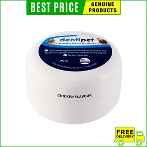 DENTIPET Chicken Flavour Toothpaste for Cats and Dogs 70 Gm 1 Pack Free Shipping - Picture 1 of 2