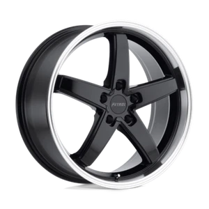 Set of 4 Petrol P1B Wheels 17X8 5X112 G-BK MCH LIP 32MM - Picture 1 of 1