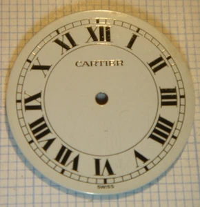 1 CADRAN CARTIER PANTHÈRE D'OCCASION POUR MONTRE DE DAME A DETERMINER BON ÉTAT - Picture 1 of 5