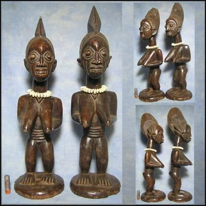IBEJI YORUBA Nigeria AFRICANTIC Afrikanische Kunst Antik Primitiv Afrikanische Statue - Bild 1 von 6