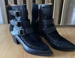 ISABEl MARANT Stiefeletten Gr. 37 Schwarz Leder/ Wildleder. Wie Neu!!! - Bild 1 von 7
