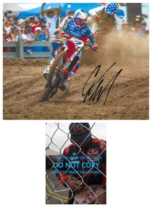 Cooper Webb supercross motocross racer firmato 8x10 foto COA prova autografata.. - Foto 1 di 2