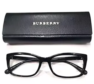 Burberry B2220-F 3001 Schwarz Rechteckig Brille Brillengestell 54-17 140 mit Etui - Bild 1 von 7