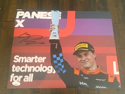 Oscar Piastri signed McLaren F1 Racing Japan Podium 11X14 photo JSA COA PROOF - Image 1 of 4