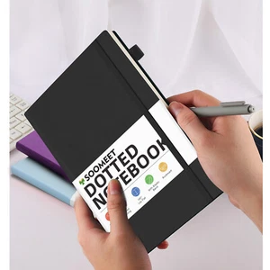 Bullet Dotted Journal Notizbuch Leder gepunktetes Notizbuch mit 100Gsm dick gepunktet - Bild 1 von 11