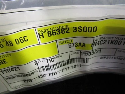 Hyundai Sonata 2011-14 puerta trasera black-out 3 piezas 86381 86382 86383-3S000 Foto 1 de 4