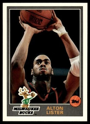 1992-93 Topps Archives #17 Alton Lister Milwaukee Bucks - Image 1 of 2
