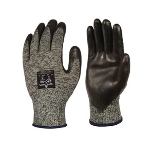SHOWA 240 FLAME CUT RESISTANT LEVEL 5 SAFETY WORK WELDING HEAT GLOVES SIZE 7 8 - Picture 1 of 2