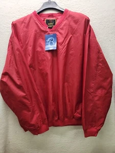 BARU SPORTS WINDBREAKER JACKET, RED COLOR, UNISEX SIZE 3XL, LONG SLEEVE, NWT - Picture 1 of 9