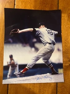 Jim Lonborg Boston Red Sox firmato auto 8x10 foto autografo LOA - Foto 1 di 4