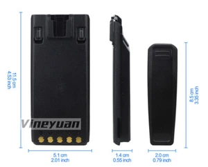 BP-283 BP-284 Bateria wymienna do Icom IC-F3400 IC-F3400D IC-F4400 IC-F7010 - Zdjęcie 1 z 4