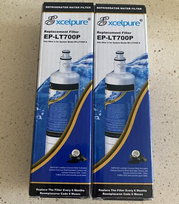 (2) Excelpure EP-LT700P Replacement Water Filters Fits LG & Kenmore Free Ship - Image 1 of 2