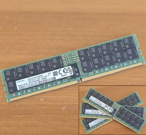 64GB Samsung DDR5 PC5-4800 RDIMM 2RX4 288 ECC Reg RAM M321R8GA0BB0-CQKMG 4800B - Picture 1 of 2