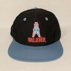 Vintage Team NFL Competitor Tennessee Houston Oilers Snap Back Hat 90s Rare NOS - Picture 1 of 8