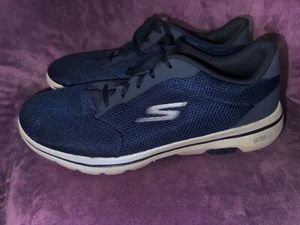 Skechers GOwalk Air 2 Sneakers navy weiß Herren Gr. 41 Air Cooled Goga Mat - Bild 1 von 5