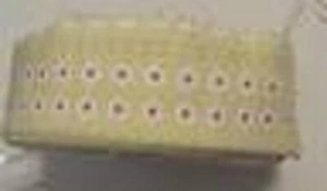 Quilt Binding 5 yards Yellow red dots Die Cut Handmade Quilting cotton #162 - Picture 1 of 1