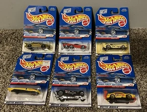 1998 First Editions SET OF SIX Hot-Wheels Cars Mattel #s 15, 16, 19, 22, 23, 25 - Picture 1 of 6