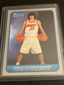2006-07 Bowman Rookie Charlotte Bobcats  #160 Adam Morrison  070/379 - Picture 1 of 4