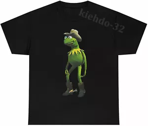 Muppets Cowboy Kermit The Frog Funny 90s Vintage Look S-5XL Tee Men Women Unisex - Picture 1 of 5